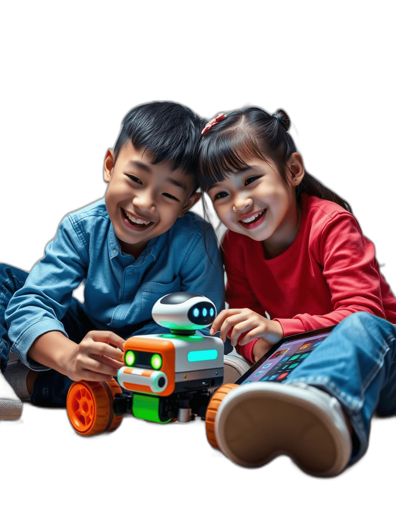 Học viên Waseda Kids Tech lắp ráp robot